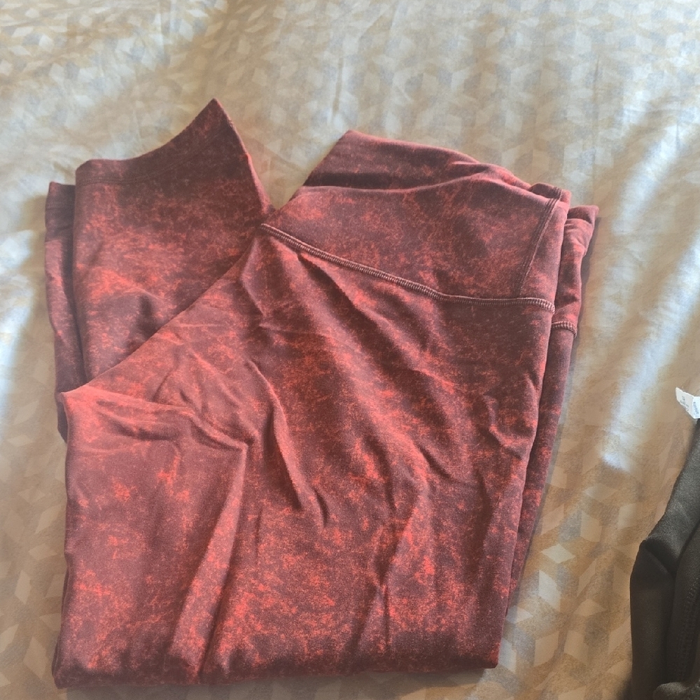 lululemon athletica Red Leggings